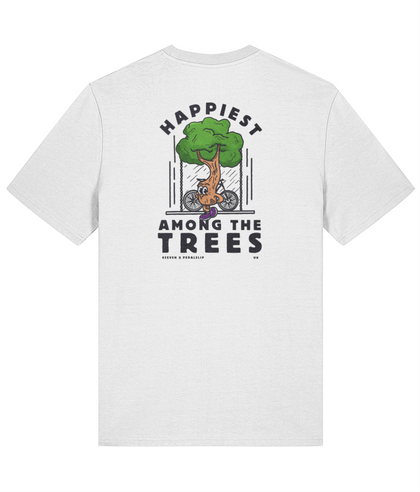 UNISEX 'HAPPIEST AMONG THE TREES' PEDALSLIP T SHIRT